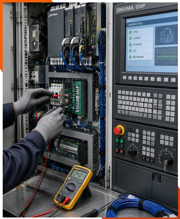 Ремонт систем ЧПУ Okuma OSP в Нерюнгри